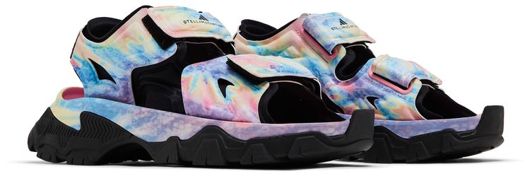 Stella McCartney x adidas Wmns Hika Outdoor Sandal Bliss Pink Frozen Yellow Tie Dye