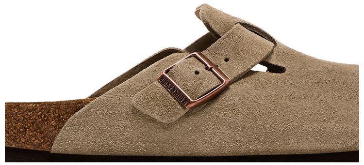 Boston Soft Footbed Suede Narrow Fit Taupe