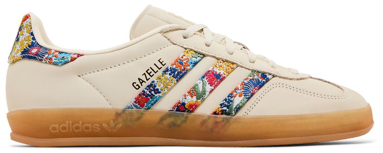 Liberty London x Wmns Gazelle Indoor Floral Embroidery   Off White