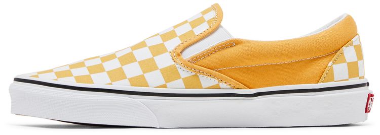 Vans Classic Slip On Ochre Checkerboard