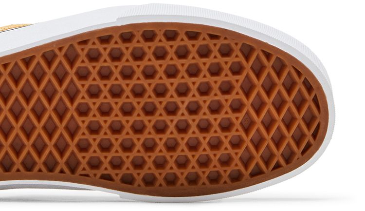 Vans Classic Slip On Ochre Checkerboard