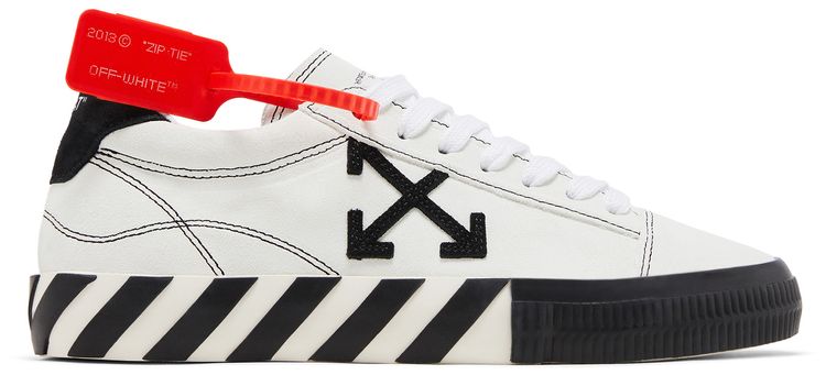 Off White Wmns Arrow Vulcanized Low White Black