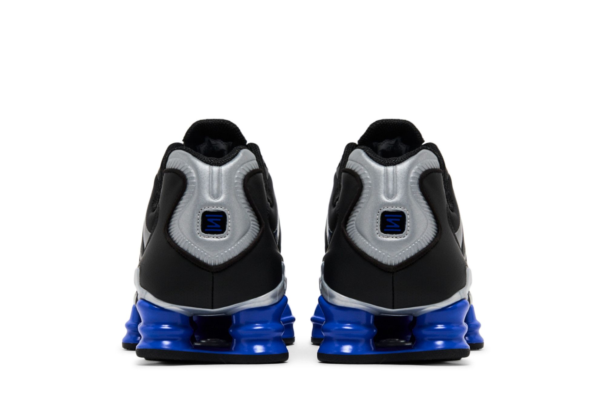 靴 Nike Shox TL \"Black/Racer Blue\" Nike Shox TL Running Shoes Black Racer Blue Metallic Silver