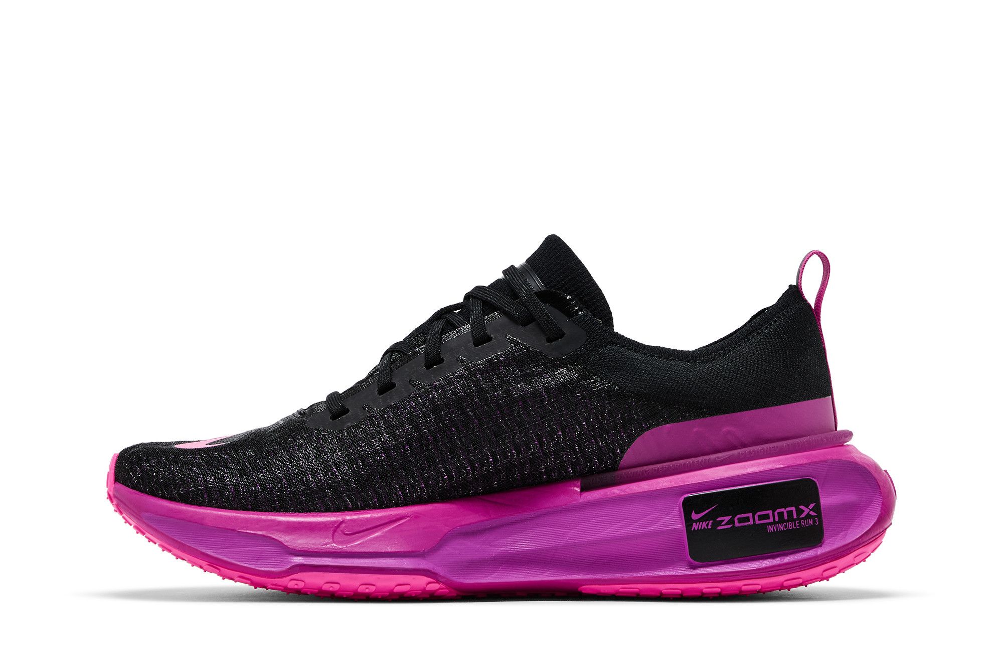 Buy Nike ZoomX Invincible Run Flyknit 3 'Black Vivid Grape Buy Nike ZoomX Invincible Run Flyknit 3 'Black Vivid Grape