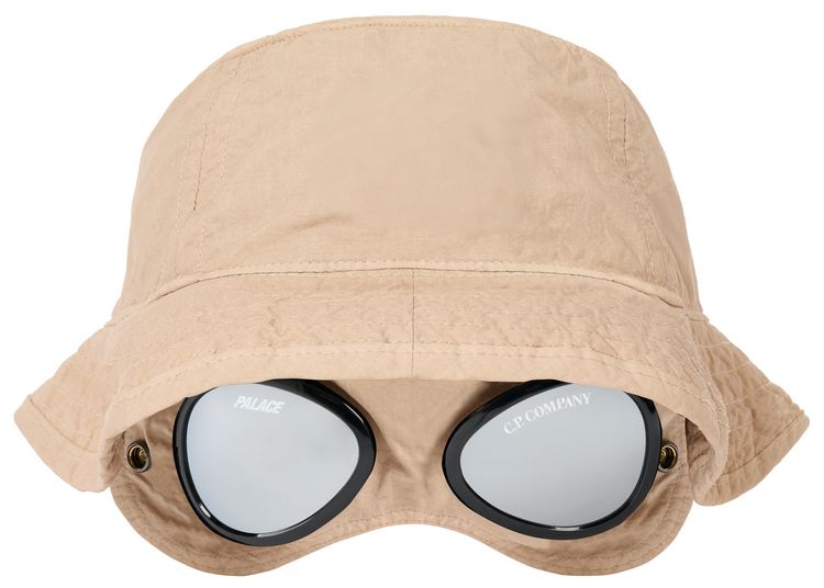 Palace x CP Company Plain Paper Touch Goggle Bucket Hat Stone