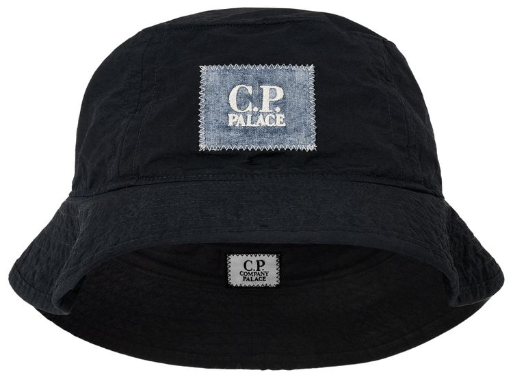Palace x CP Company Plain Paper Touch Goggle Bucket Hat Navy