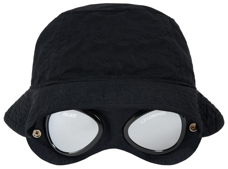 Palace x CP Company Plain Paper Touch Goggle Bucket Hat Navy