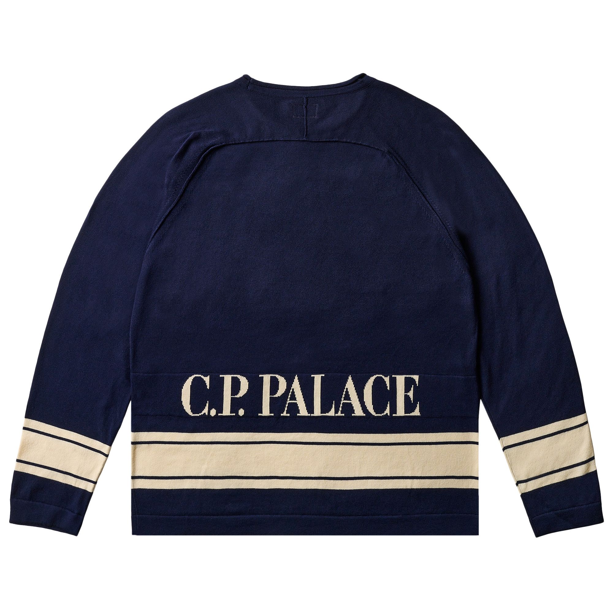 Buy Palace x C.P. Company Cotton Sea Island Mock Neck Knit 'Navy