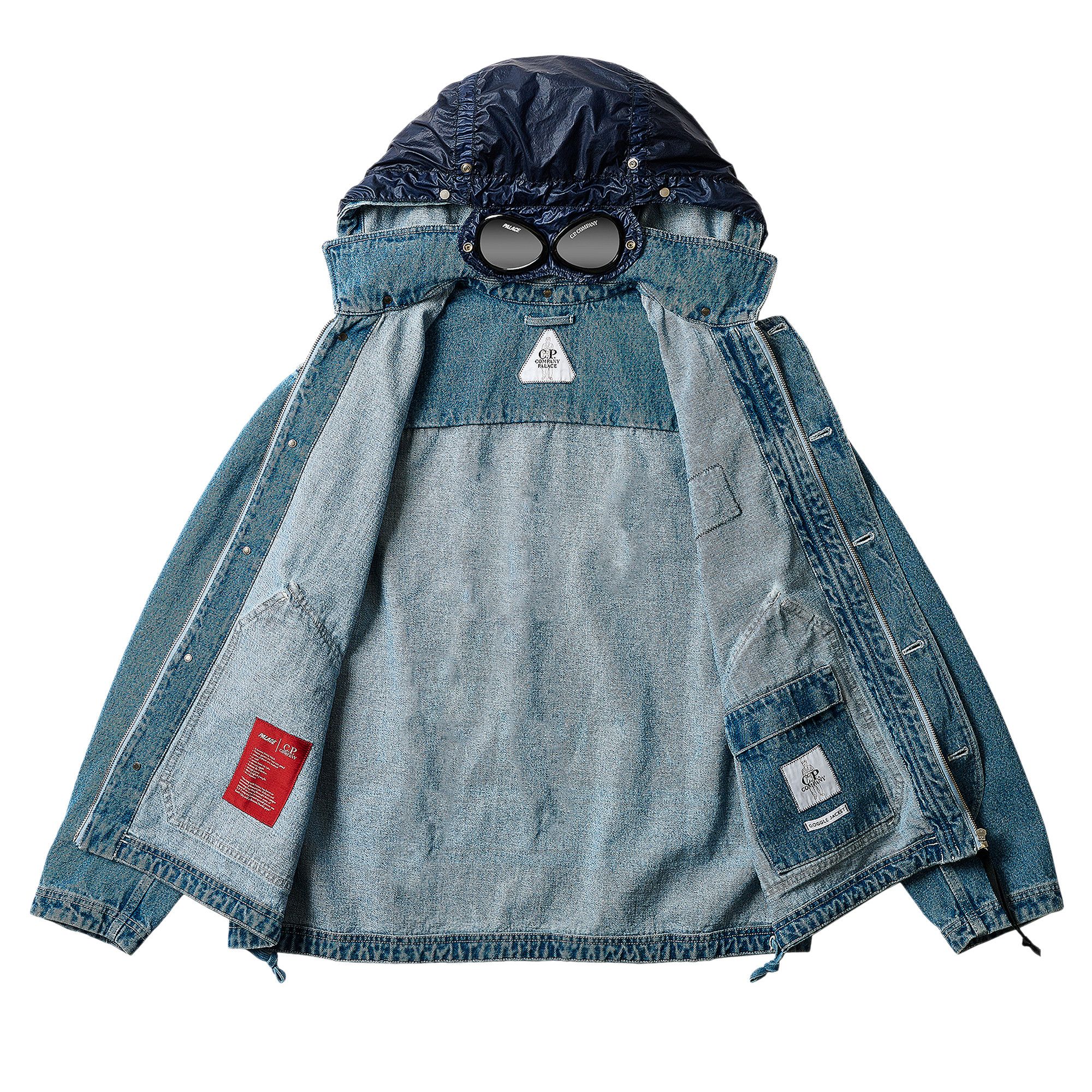 Buy Palace x C.P. Company Denim 14 3/4oz Goggle Jacket