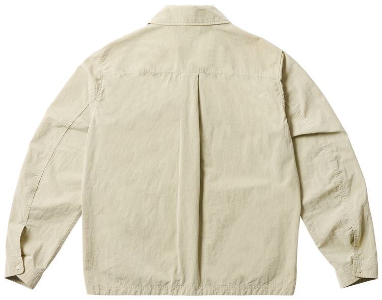 Palace x CP Company 50 Fili Heavy Overshirt Stone