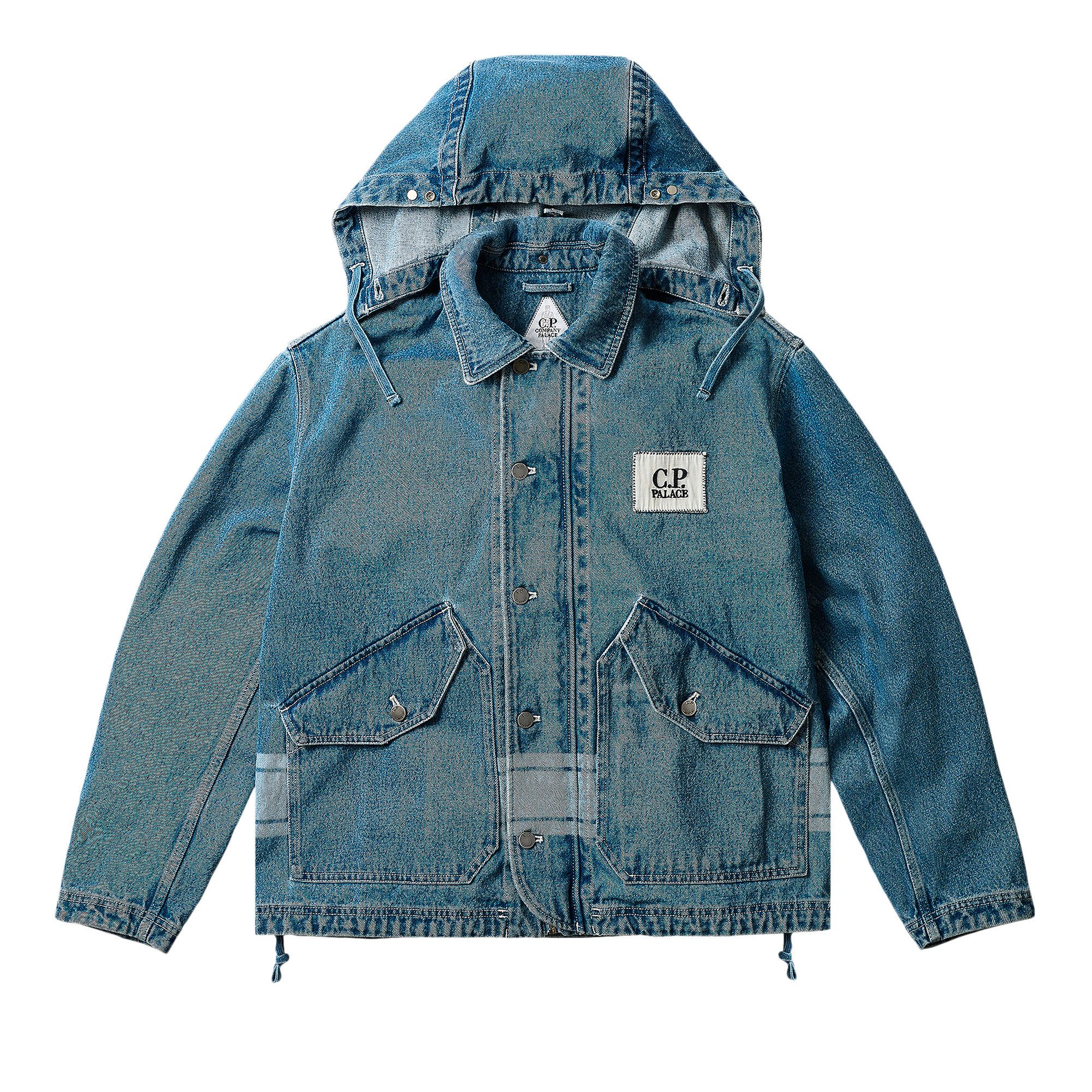 Buy Palace x C.P. Company Denim 14 3/4oz Goggle Jacket Buy Palace x C.P. Company Denim 14 3/4oz Goggle Jacket