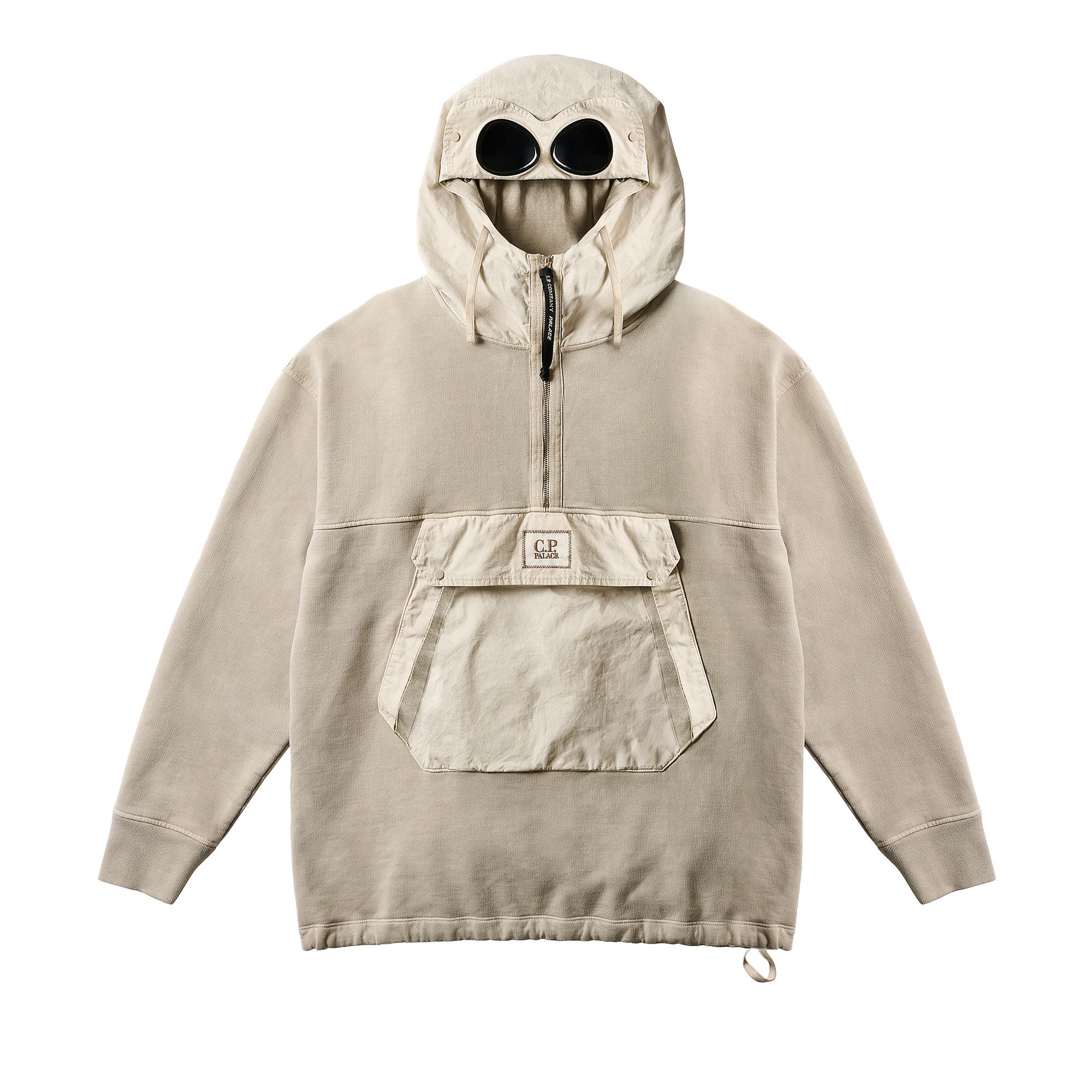 【cp company】goggle hooded ジャケットパーカ Buy Palace x C.P. Company Fleece Old Goggle Hood 'Stone