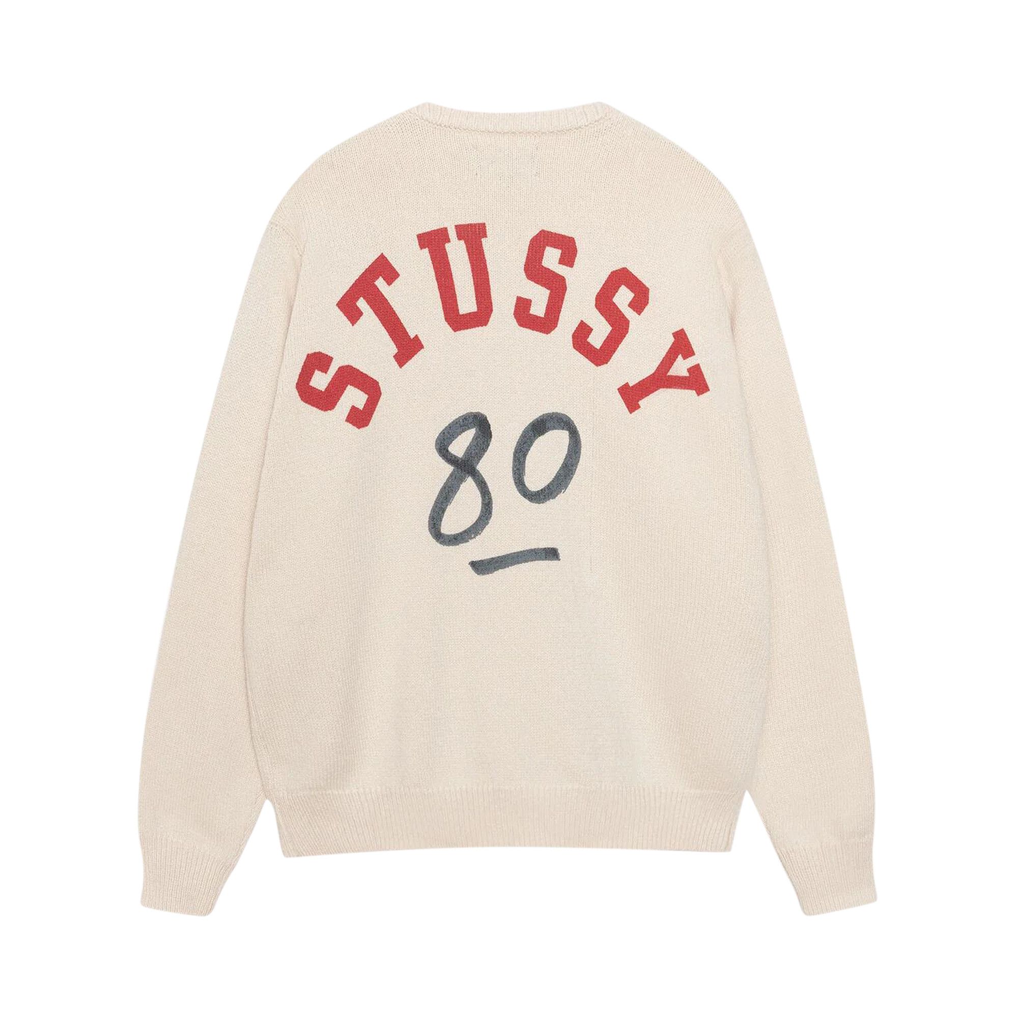 Buy Stussy Handwritten Sweater 'Natural' - 117263 NATU | GOAT