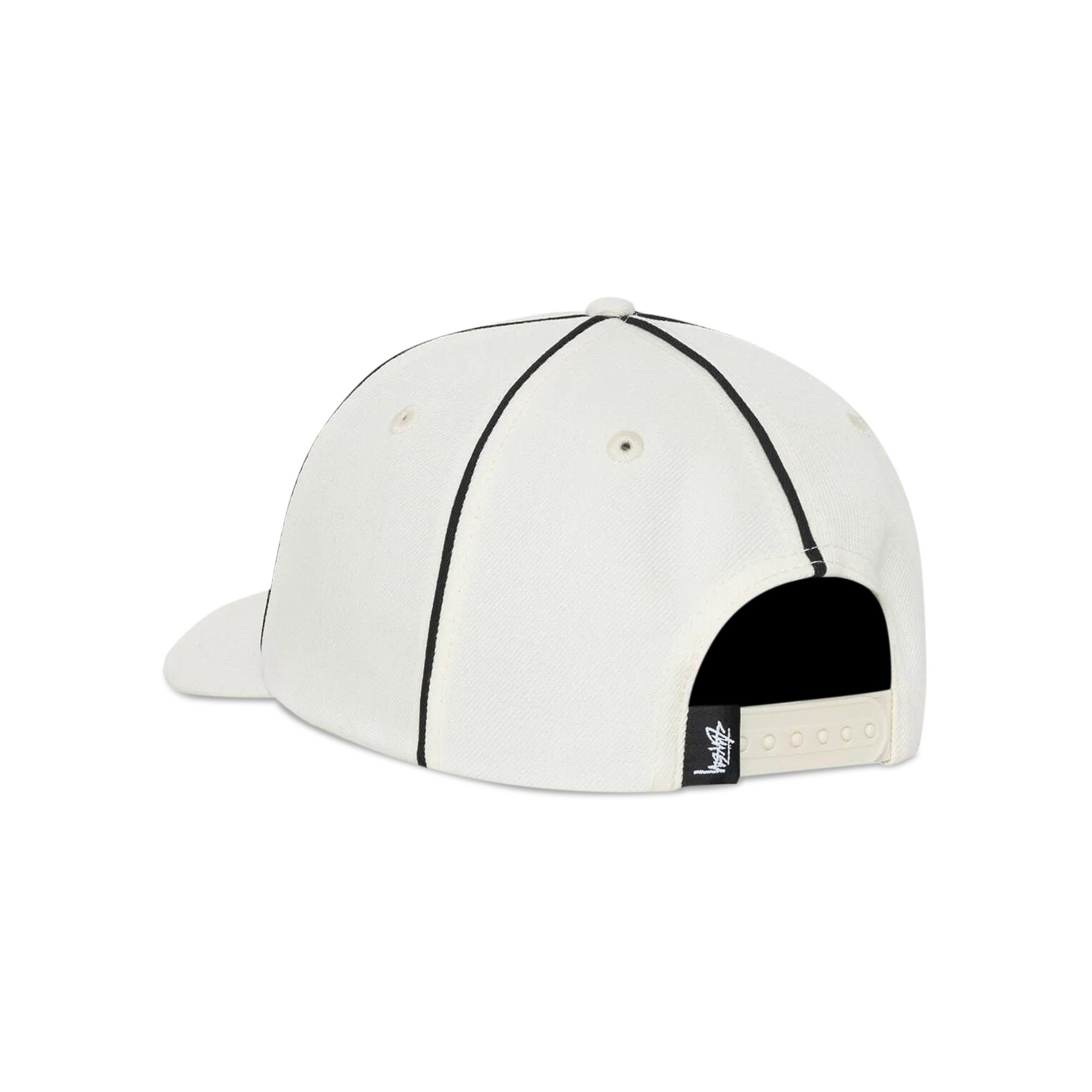 Buy Stussy Low Profile Contrast Piping Snapback 'Bone