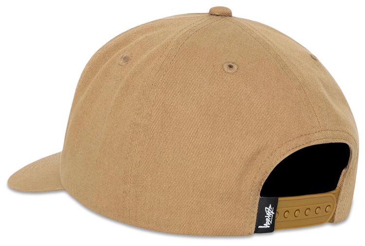 Stussy Mid Depth Big Stock Snapback Tobacco