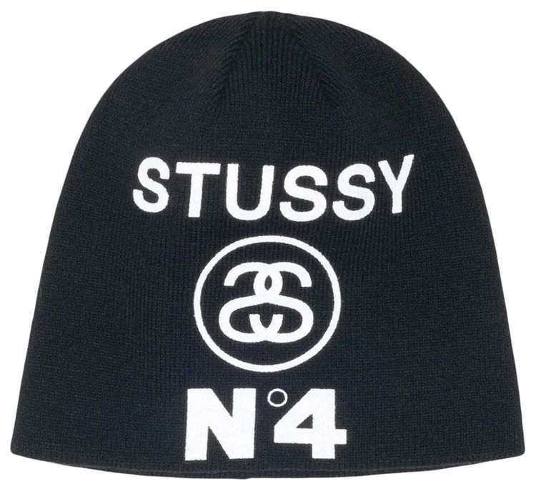 Stussy Skullcap Number 4 Black