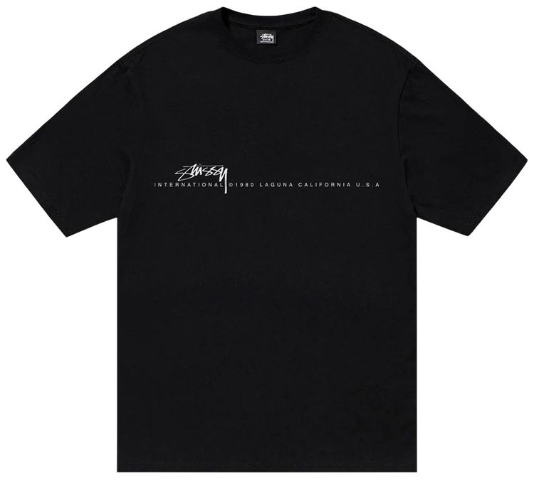 Stussy Smooth 80 Tee Black