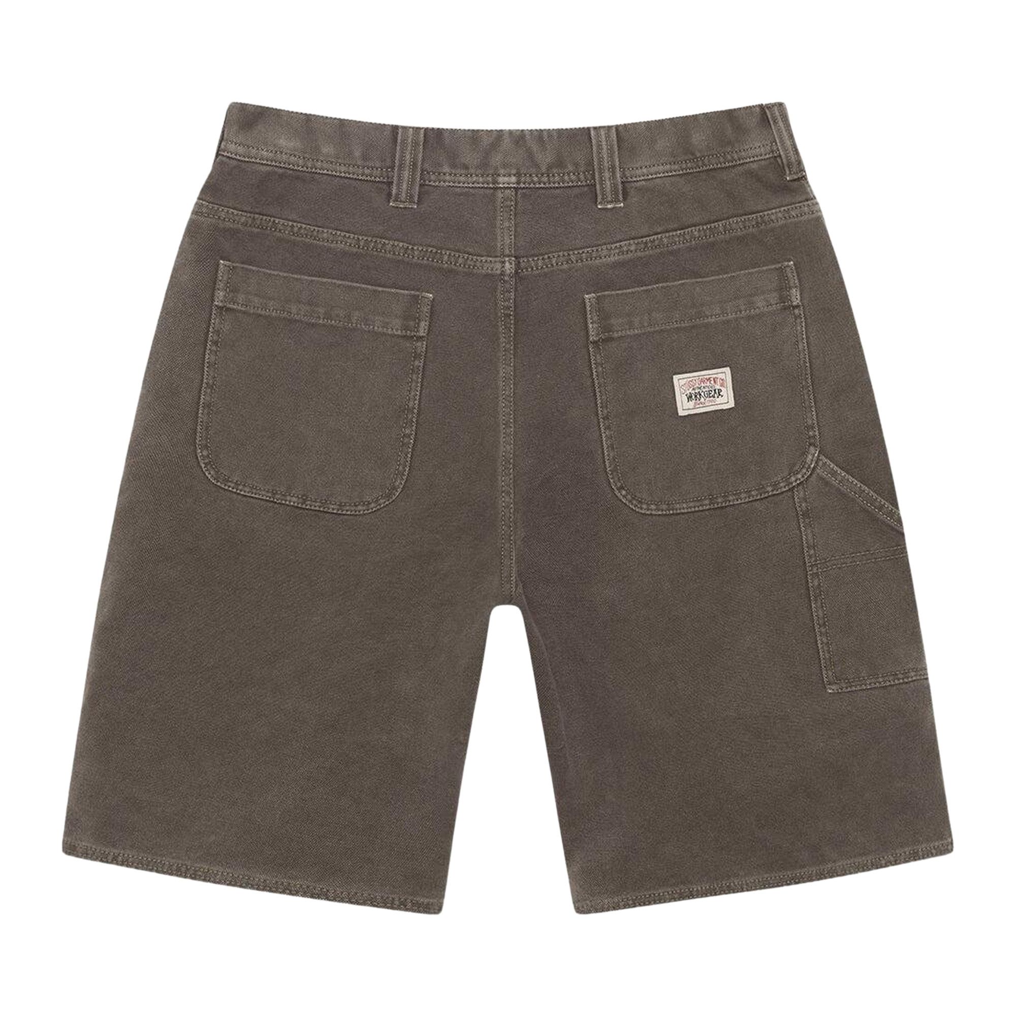 Buy Stussy Work Short Washed Canvas 'Brown' - 112327 BROW | GOAT