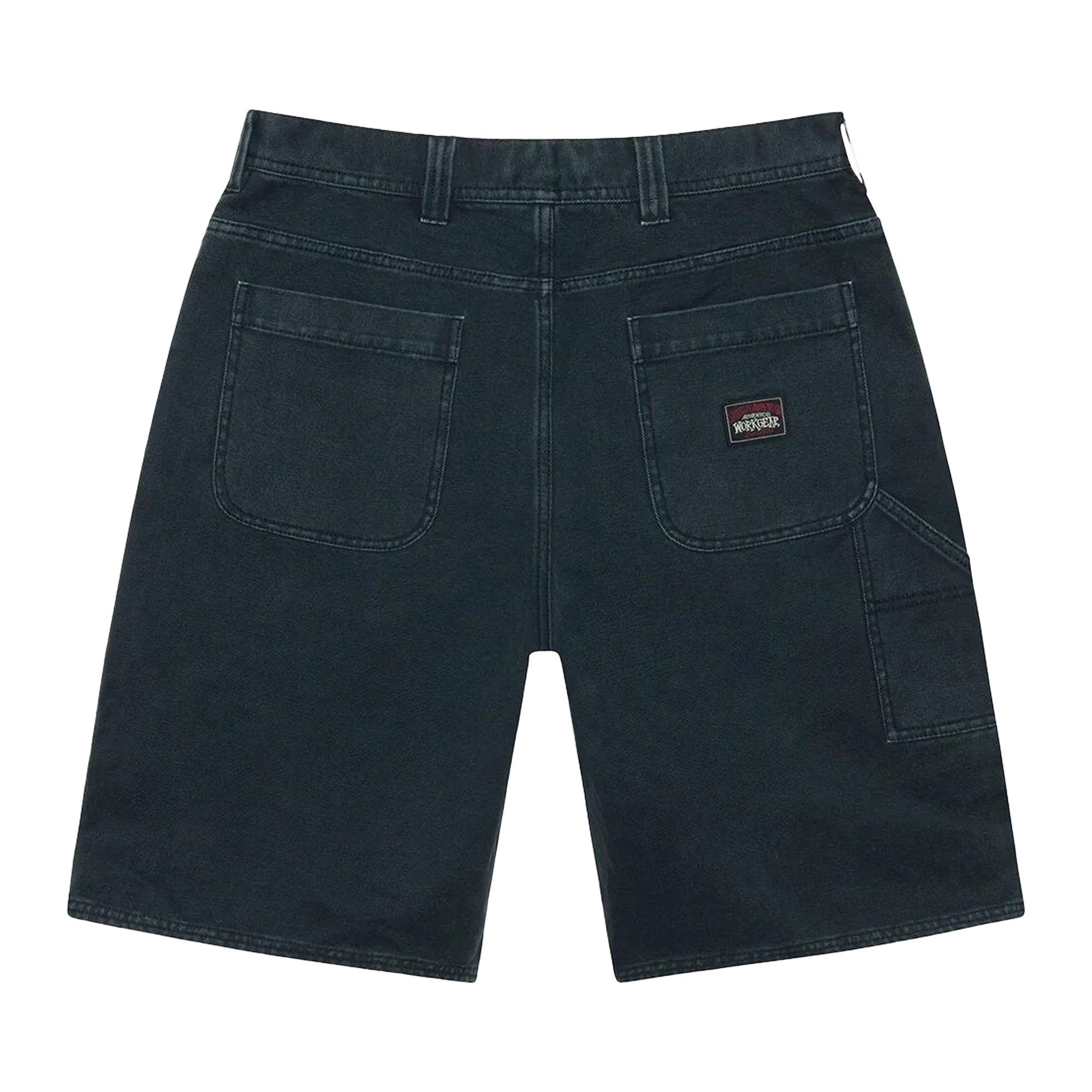 パンツ Stussy WASHED CANVAS WORK SHORT black 30 Stussy-Big-Ol_-Jean-Washed-