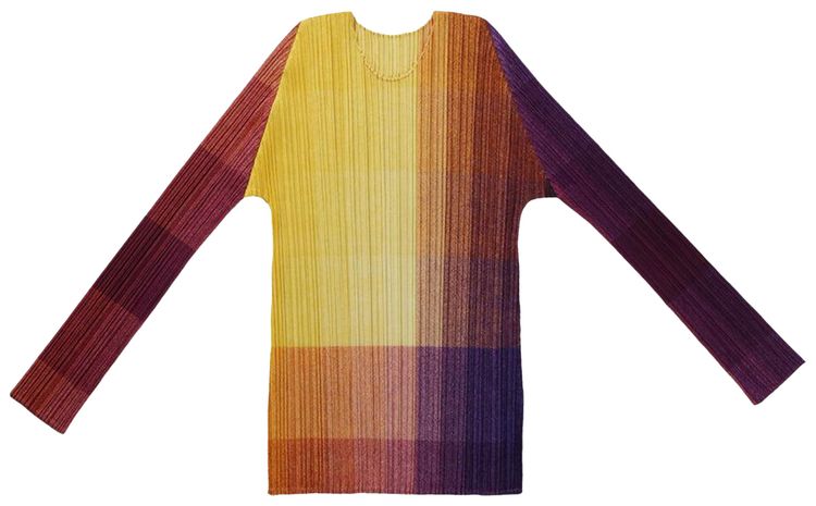 Pleats Please Issey Miyake Photon March Shirt Yellow