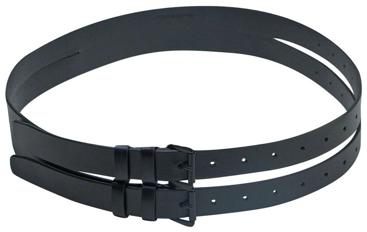 Ann Demeulemeester Mack Double Belt Black