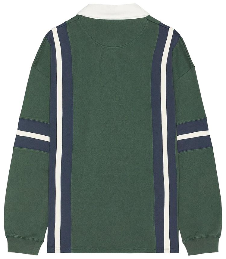 Ambush Striped Rugby Shirt Green