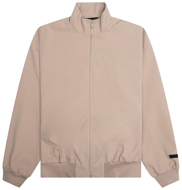Fear of God Essentials Bonded Nylon Bomber Jacket Desert Sand