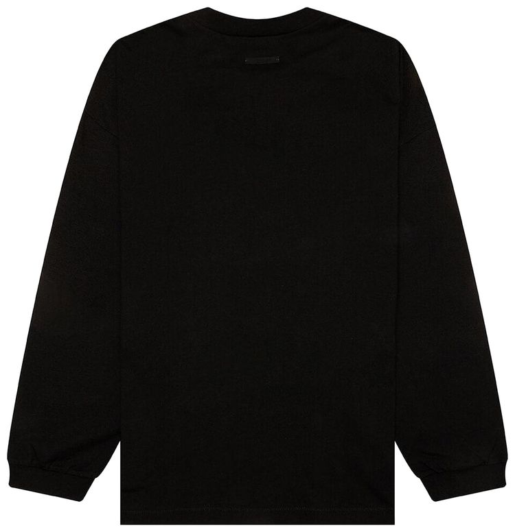 Fear of God Essentials Jersey Long Sleeve Tee Black