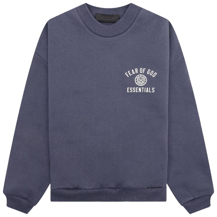 Fear of God Essentials Kids Fleece Crewneck Marine