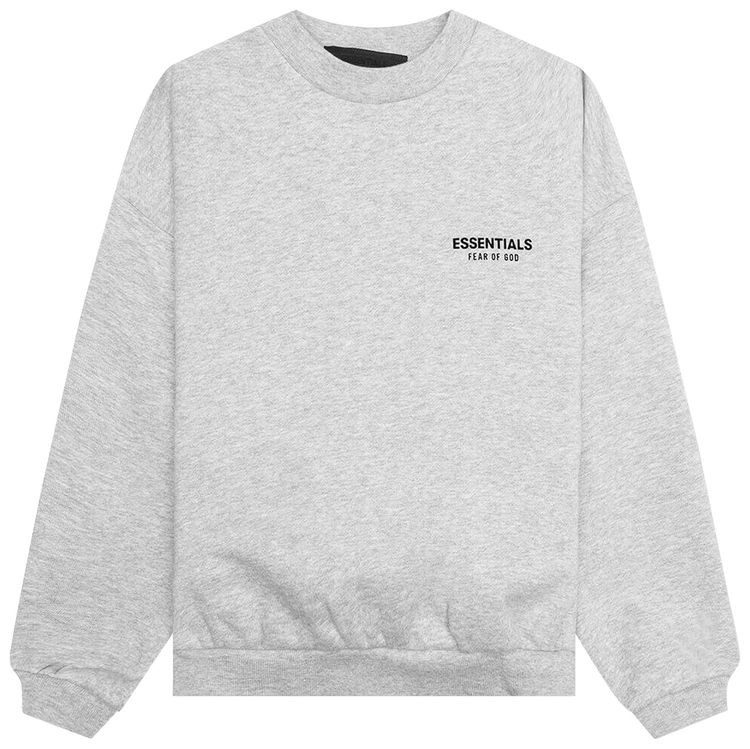 Fear of God Essentials Kids Fleece Crewneck Light Heather Grey