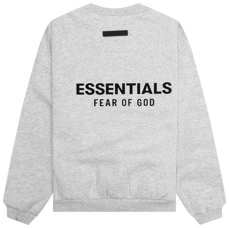 Fear of God Essentials Kids Fleece Crewneck Light Heather Grey