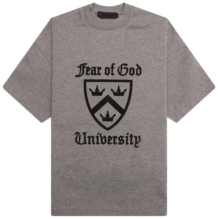 Buy Fear of God Essentials Kids Heavy Crewneck Tee 'Heather Grey ...