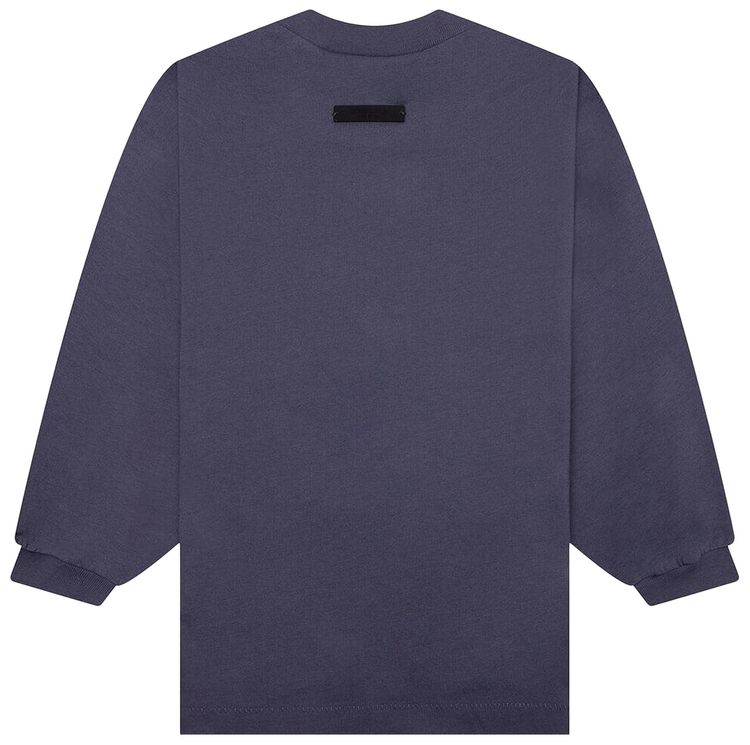 Fear of God Essentials Kids Jersey Long Sleeve Tee Marine