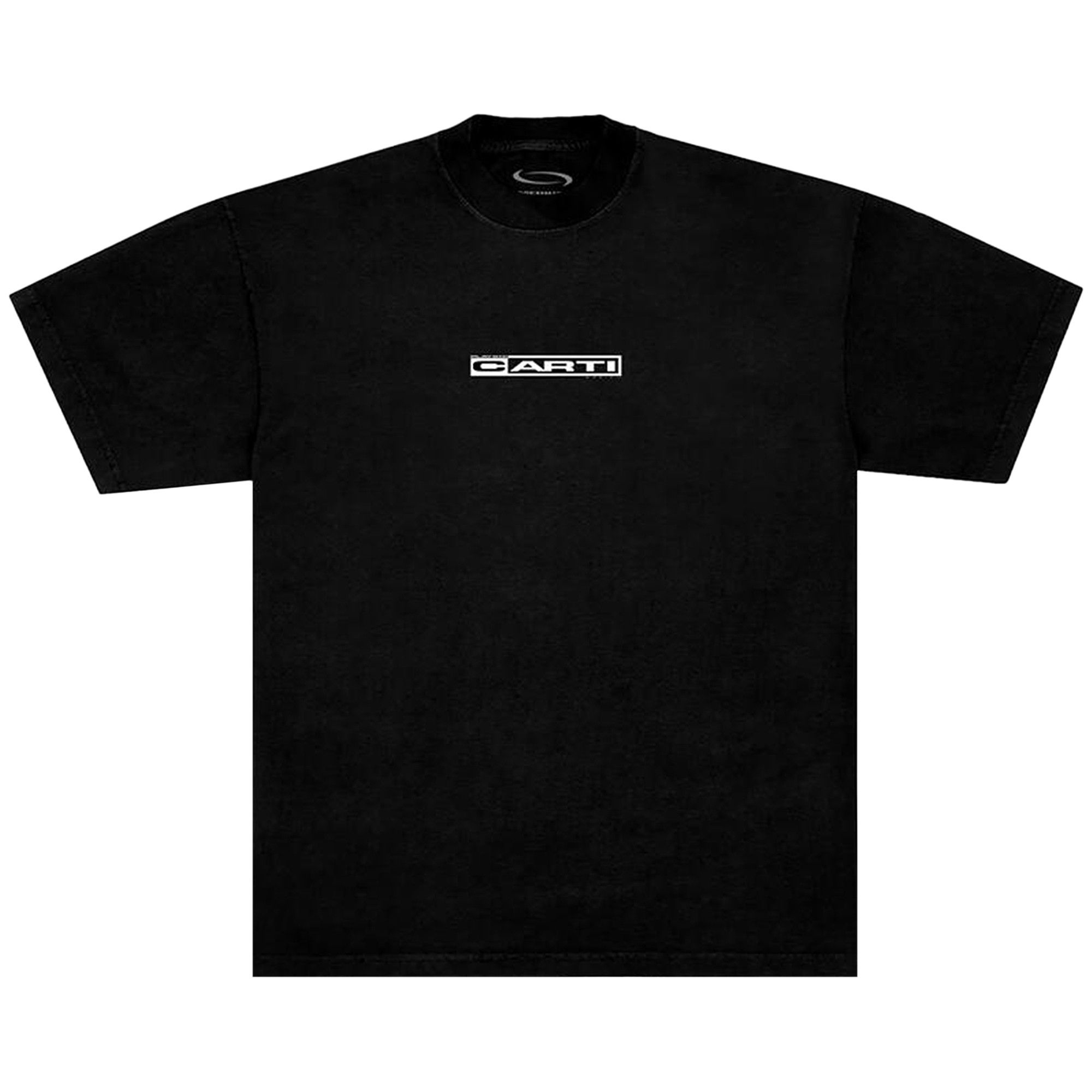 Buy Playboi Carti IAM Silver Disc Tee 'Black' - 837800983 | GOAT