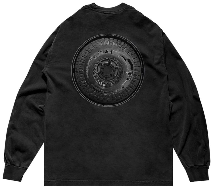 Playboi Carti IAM Swamp Tire Long Sleeve Black