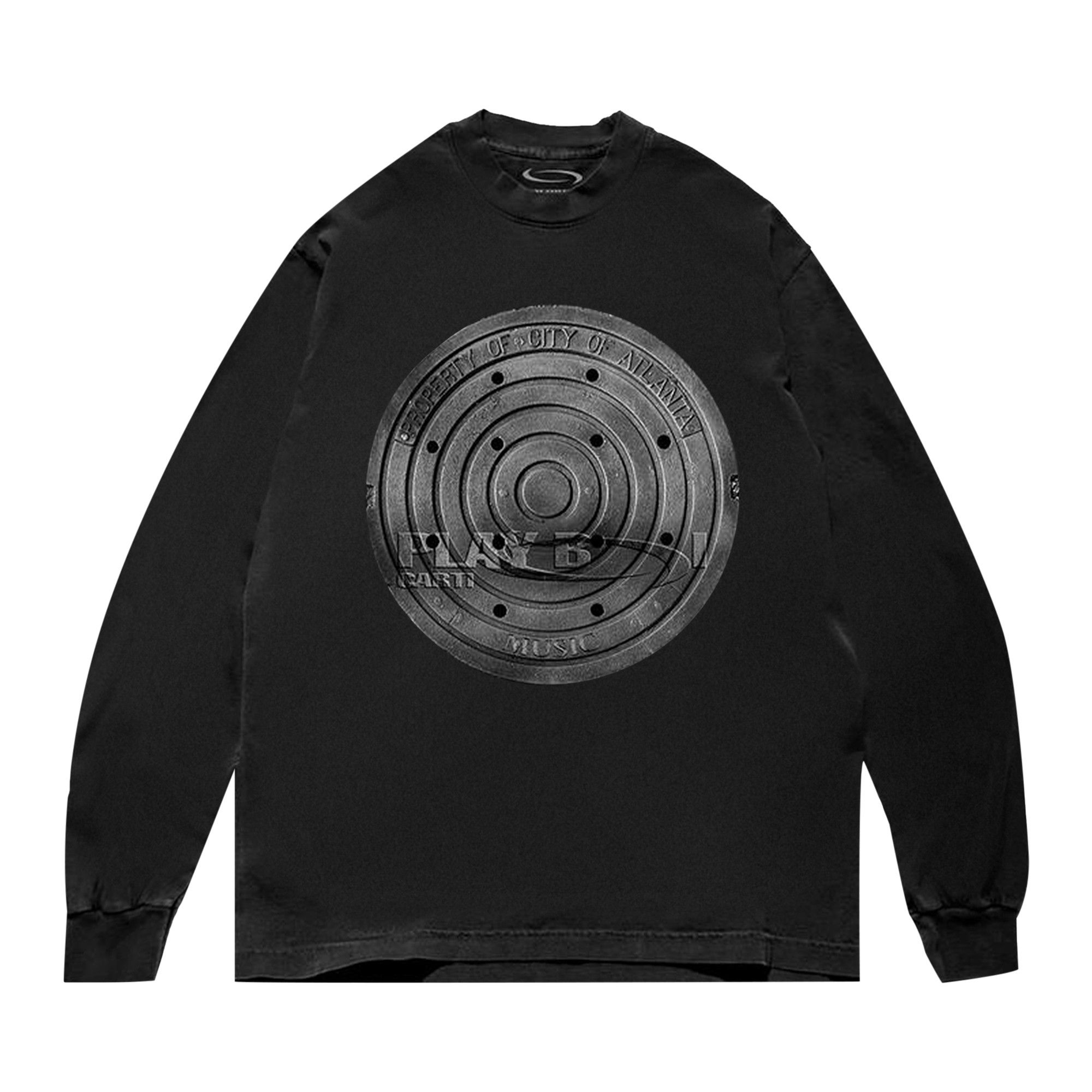Buy Playboi Carti IAM Manhole Cover Long Sleeve 'Black