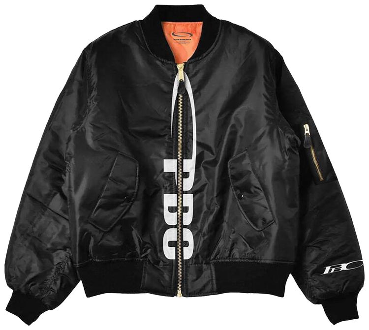Playboi Carti IAM Swoosh Logo Bomber Black