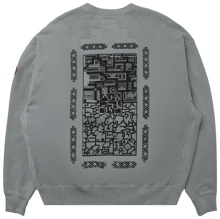 Cav Empt FK MindfulnessBlock Crewneck Sweater Grey