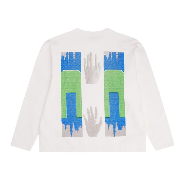 Cav Empt Washed Hand Long Sleeve White