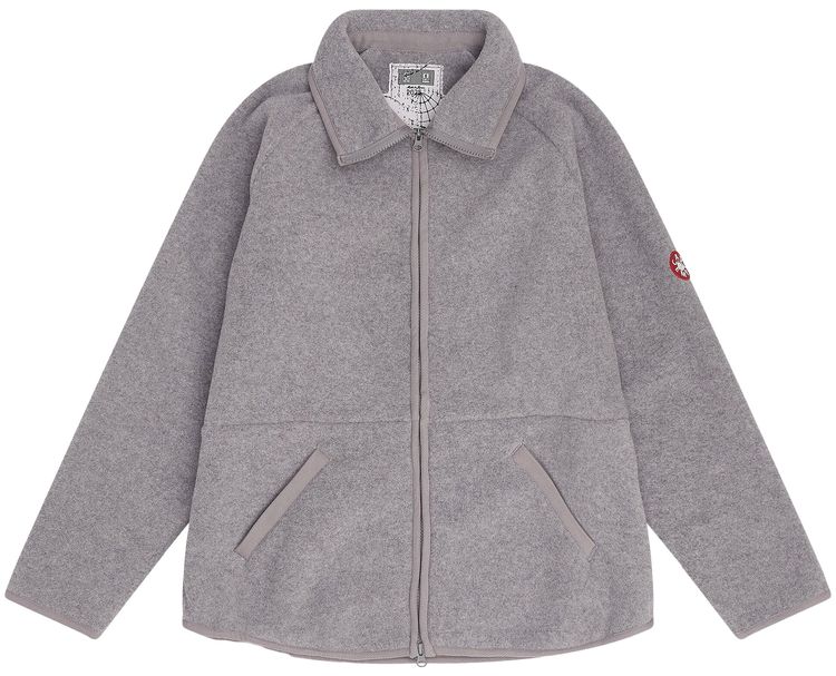 Cav Empt PW Fleece Zip Up Jacket Grey