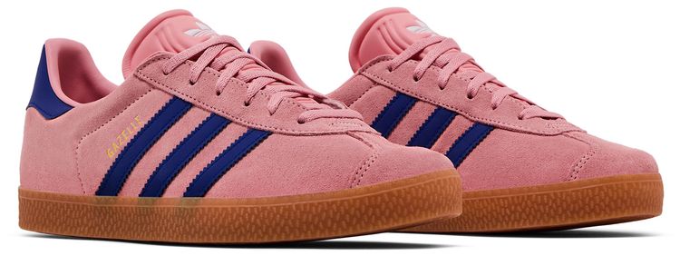 Adidas Gazelle J Semi Pink Spark Lucid Blue