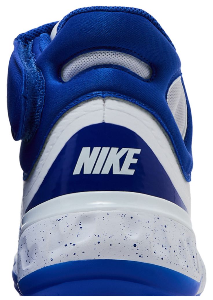 Nike Alpha Huarache Elite 4 Mid White Hyper Royal