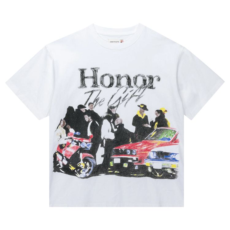 Honor The Gift Shift A Spring Outside Tee White