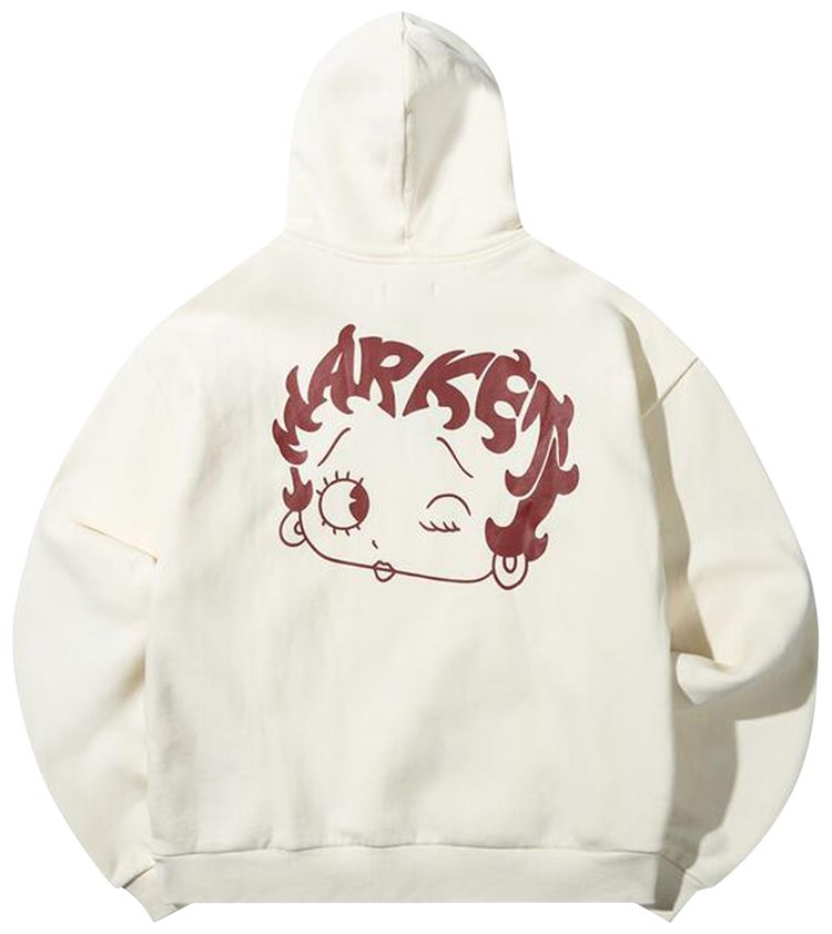 Market x Betty Boop Mascot Hoodie Butter Cream