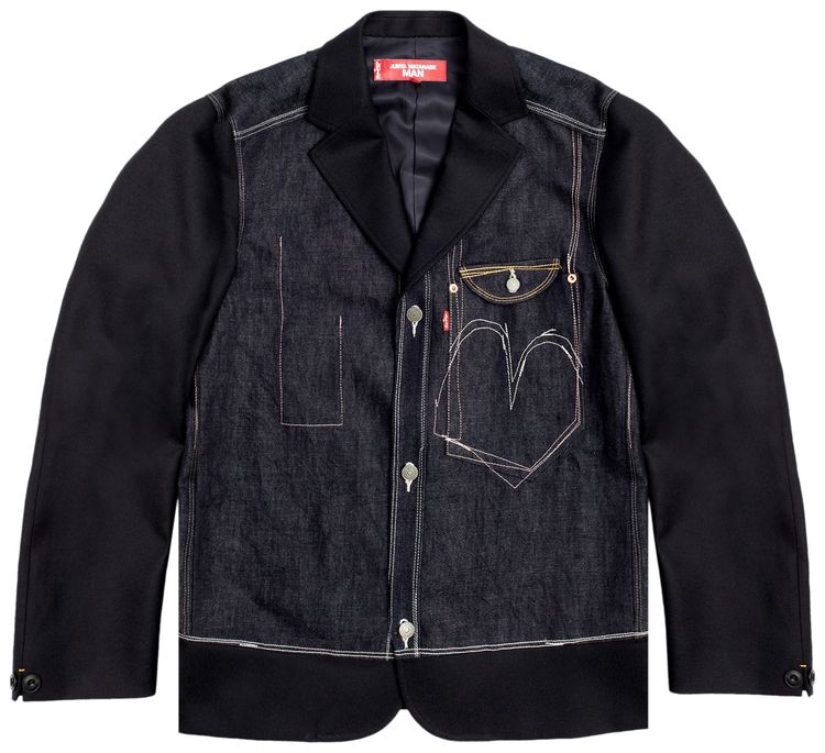 Junya Watanabe MAN x Levis Denim Jacket Black