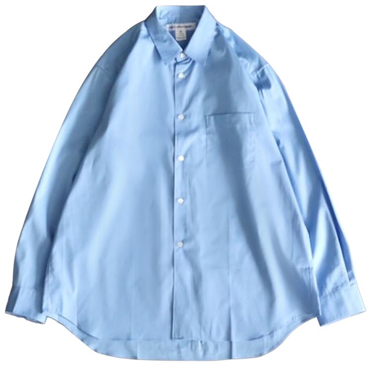 Comme des Garcons Long Sleeve Shirt Blue
