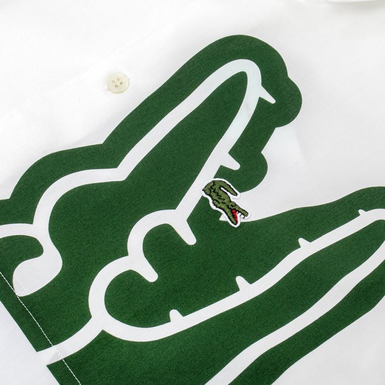 Comme des Garcons SHIRT x Lacoste Long Sleeve Shirt White