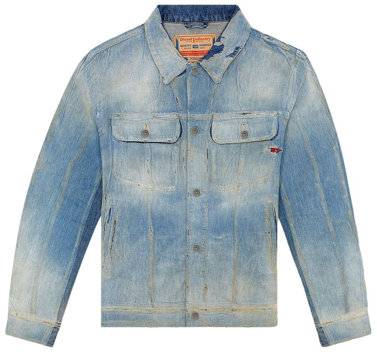 Diesel D Bracy S3 Denim Jacket Blue