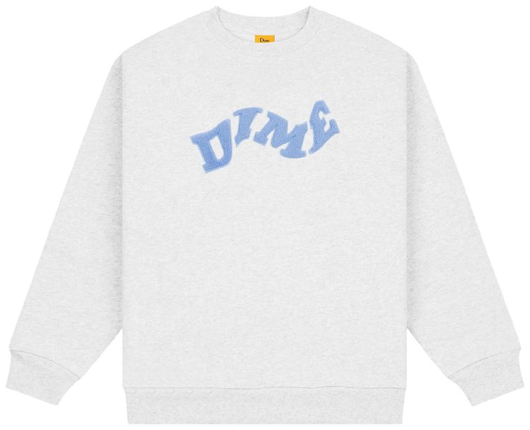 Dime College Crewneck Sweater Ash