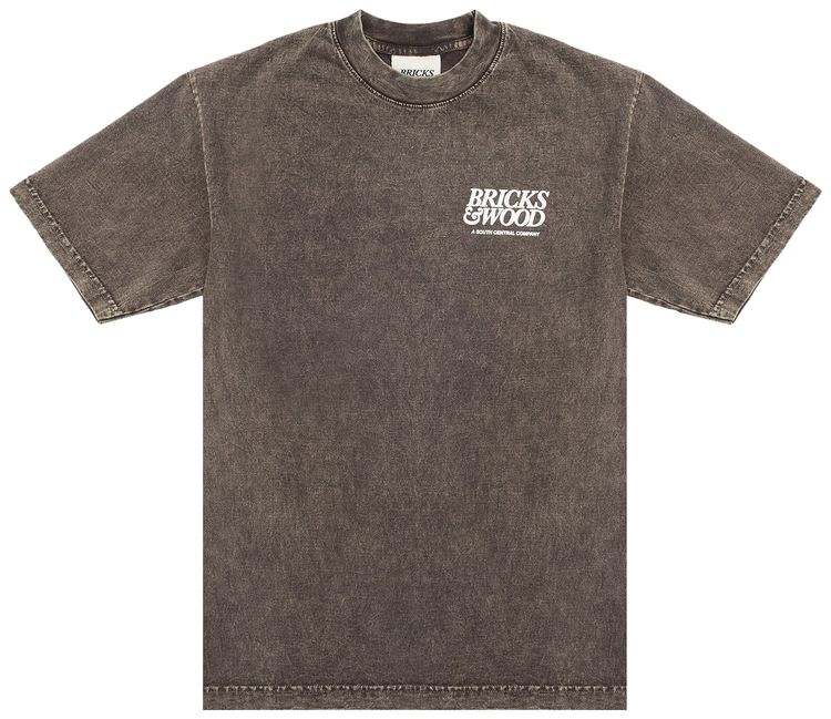 Bricks  Wood A South Central Logo Tee Washed Cocoa